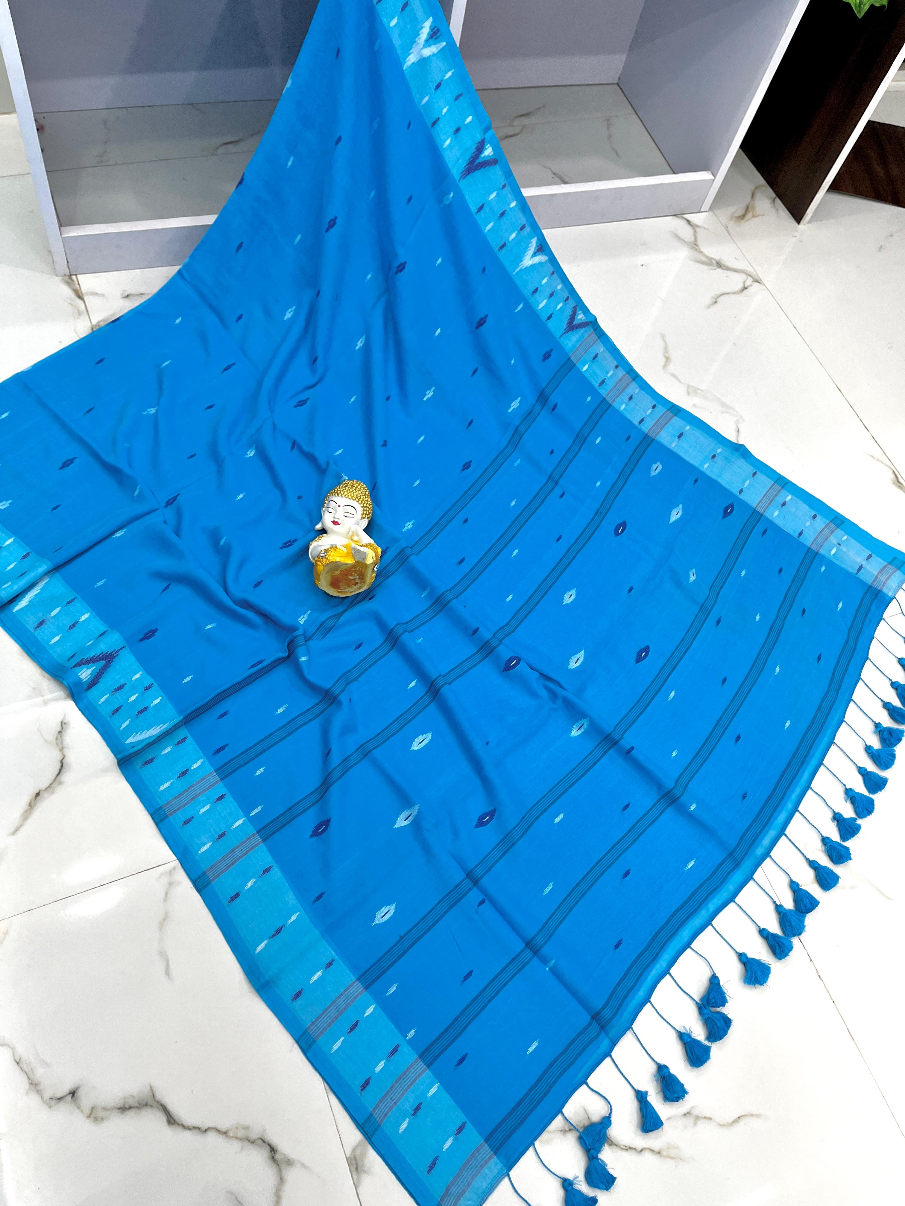 Boutique collection  New Design   Hand painted & Dhonekhali Gamcha  Saree Patchwork work on premium Quality dhonekhali tant   Price -1250/-